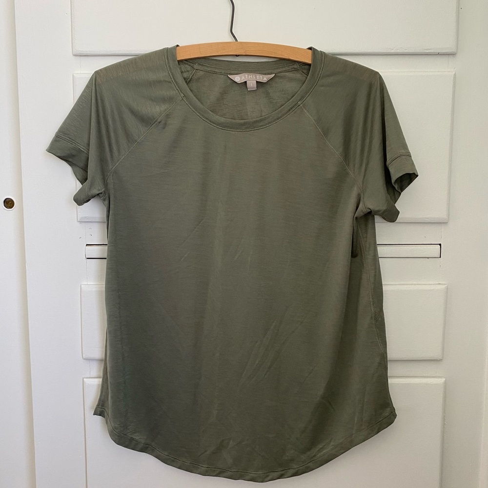 Athleta Green Active T-Shirt